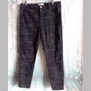 Social standard by Sanctuary black camo ankle skinny jeans size 14